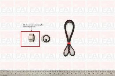 FAI AUTOPARTS tbk07 -  Комплект ремня ГРМ